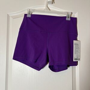 Lululemon Align High-Rise Short 4". NWT Sz 12 College Purple